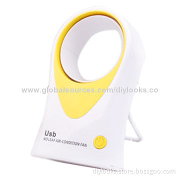 Second-generation USB No Leaves Mini Fan, Measures 172 x 95 x 45mm